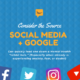 Social Media + Google