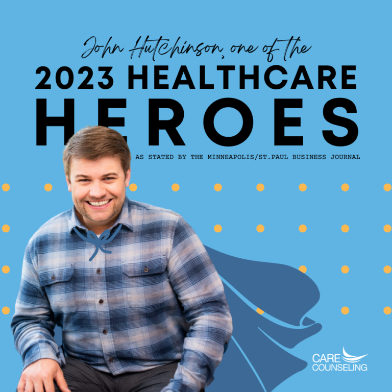 Care Counseling JOHN HUTCHINSON SELECTED AS 2023 HEALTH CARE HEROES