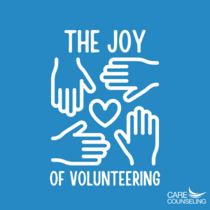 The Joy of volunteering