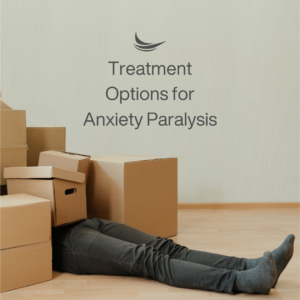 stack of boxes, treatment options for anxiety paralysis