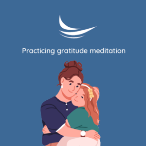 Practicing gratitude meditation
