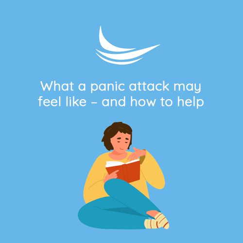 What a panic attack may feel like – and how to help